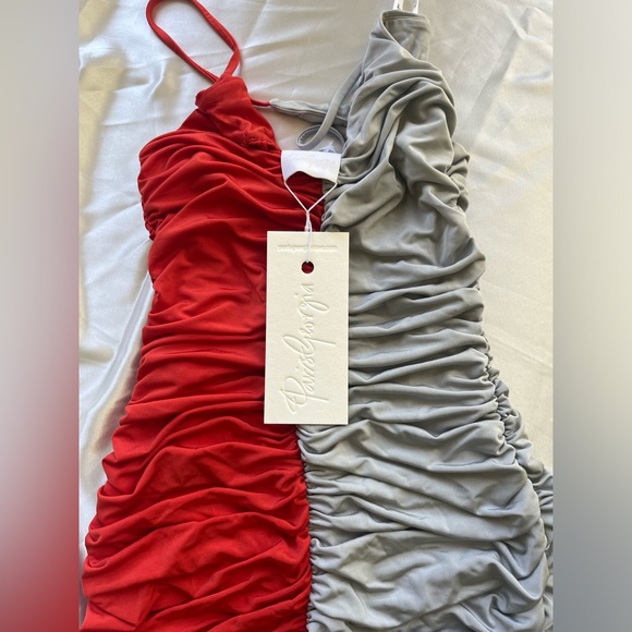 Paris Georgia ruched halterneck maxi dress - Picture 8 of 8